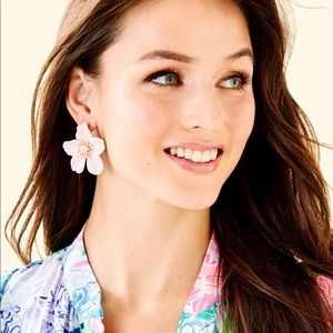 Lilly Pulitzer Orchid Earrings